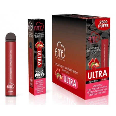 Pod Descartável Fume Ultra 2500 Puffs / 5% Nicotina 10-8,0ML - Strawberry Waterrmelon