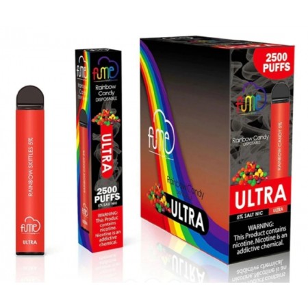 Pod Descartável Fume Ultra 2500 Puffs / 5% Nicotina 10-8,0ML - Rainbow Candy