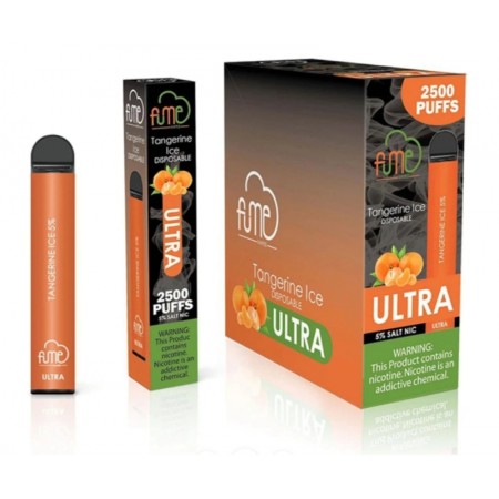 Pod Descartável Fume Ultra 2500 Puffs / 5% Nicotina 10-8,0ML - Tangerine Ice
