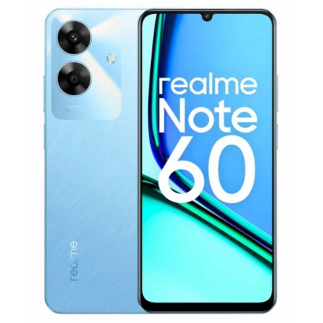 Celular  Realme Note 60 RMX3933 128Gb /4GB RAM /DS /LTE /6.74 /32MP- Voyager Blue (Anatel)