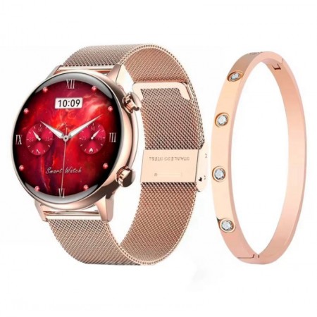 Smartwatch G-Tide Romance - Dorado Rosado