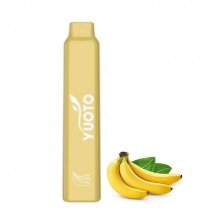 Vape Descartável Yuoto Smart 600Puff - 5% Nicotina - Banana Ice