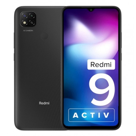 Celular Xiaomi Redmi 9 Activ/ 64GB/ 4GB RAM/ 6.53/ DS / Câm 13MP- Preto Carbon(India)