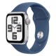 Apple Watch SE 2 MXEC3LL/A Caixa Alumínio 40mm Prata - Esportiva Azul S/M