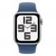Apple Watch SE 2 MXEC3LL/A Caixa Alumínio 40mm Prata - Esportiva Azul S/M