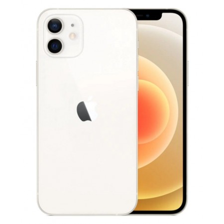 Celular Apple iPhone 12 A2403 LZ 128GB/ 5G / Tela 6.1/ Câm 12MP - Branco