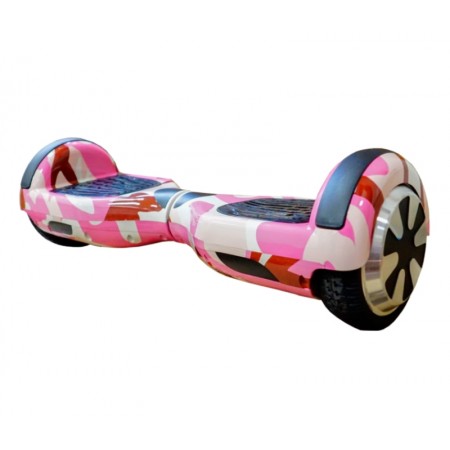 Scooter Elétrico MD Hoverboard 6.5" / Bluetooth - Camuflagem Rosa