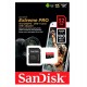 Cartão de memória Micro SD Sandisk U3 32GB 100MBS Extreme - (SDSQXCG-032G-GN6MA)