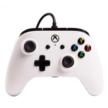 Controle Xbox One PowerA Enhanced Wired Controller - Branco(PWA-A-02541)