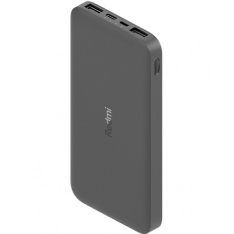Carregador Portátil Xiaomi USB MI PB100LZM 10000Mah - Preto(2 USBA-A/USB-C)