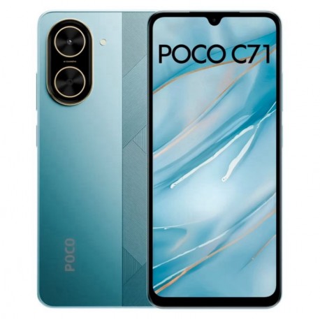 Celular Xiaomi Poco C71 64GB /3GB RAM /Dual SIM /Tela 6.88" /32MP - Azul (Global)