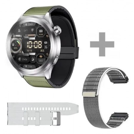 Smart watch G-Tide R8 Pro - Silver + 2 Pulseiras
