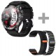 Smart Watch G-Tide R6 Pro com GPS/Bluetooth - Black + 2 Pulseras