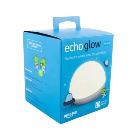 Lampara Inteligente Amazon Echo Glow Multicolor Compatíble con Alexa - Blanco (833)