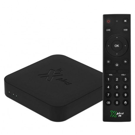 Receptor Interbras Xplus V4 16GB 2GB Ram IPTV V4 Android 11 8K - Preto
