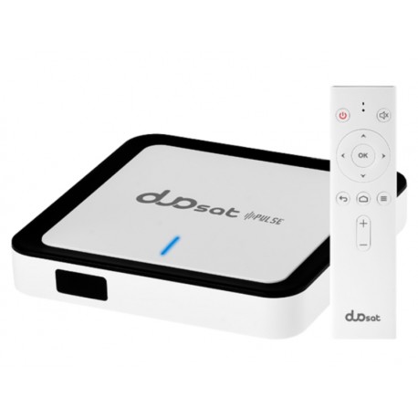 Receptor Duosat Pulse IPTV / Vod / 2GB / 32GB / Wifi / 5G / Android 9.0 - Blanco