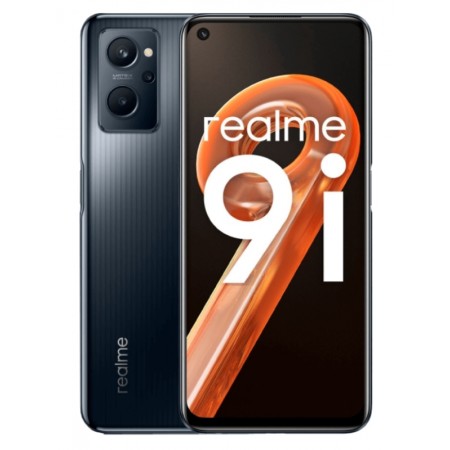Celular Realme 9i RMX3491/ 128GB / 6GB RAM/ Dual SIM / Tela 6.6 / Câm 50MP -Black(Global)