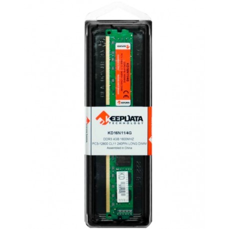 Memória RAM Keepdata 4GB / DDR3 / 1x4GB/ 1600MHz - (KD16N11/4G)