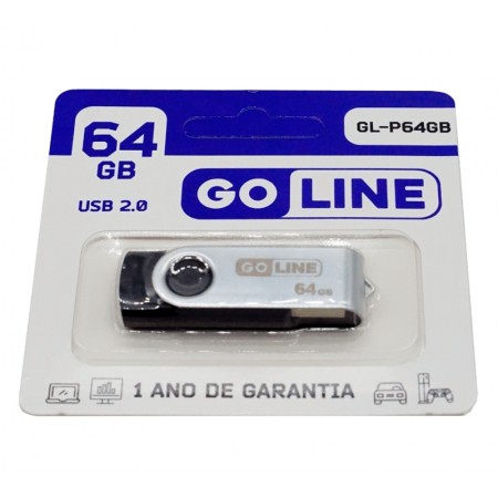 Pendrive GoLine 64GB GL-64GB Negro