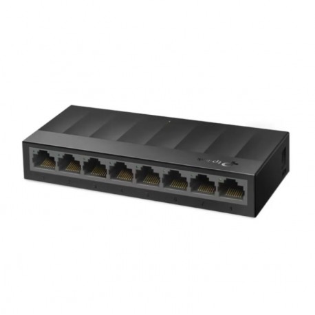 Hub Switch TP-Link TL-LS1008G 8 Portas Gigabit 1000Mbps - Preto