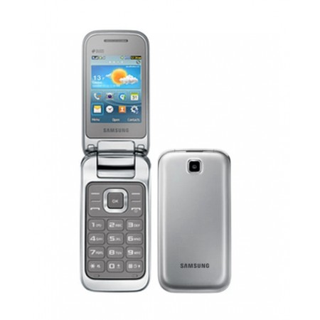 Celular Samsung GT-C3592 / Quad Band/ MP3/ 1.3MP/ 2.4"/ Micro SD/ 3.5mm - Plateado
