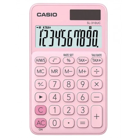 Calculadora Casio Compacta SL-310UC - Rosado