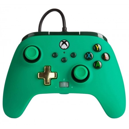 Controle PowerA Enhanced Wired para Xbox One - Green Inline (PWA-A-02487)