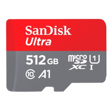 Tarjeta de Memória Micro SD C10 Sandisk Ultra / 512GB / 120MB/s - (GN6MA)