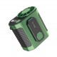 Mini Ventilador G-Tide FW01 Recarregável 4400mAh 3 em 1 USB-C - Verde