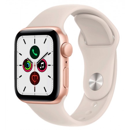 Relógio Apple Watch SE 40mm / GPS / Sport band / Aluminio - Dourado (MKQ03LL/A)