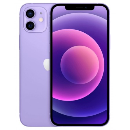 Celular Apple iPhone 12 MJNH3J/A A2402 64GB / 5G / Tela 6.1 / Câm 12MP - Purple(Activado)