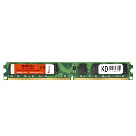 Memória RAM Keepdata 2GB / DDR2 / 1x2GB / 800MHz - (KD800N6/2G)