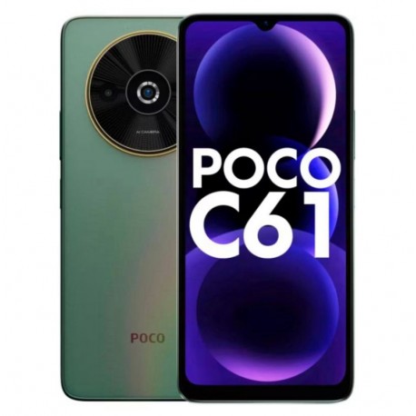 Celular Xiaomi Poco C61 128GB /4GB RAM /Dual SIM /Tela 6.71" /8MP - Verde (Global) BR