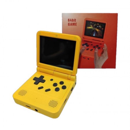 Console Portatil Powkiddy 64 Bit 16GB 2.8 - Amarillo