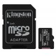 Tarjeta de memória Micro SD Kingston C10 128GB / 100MBS - (SDCS2/128GB)