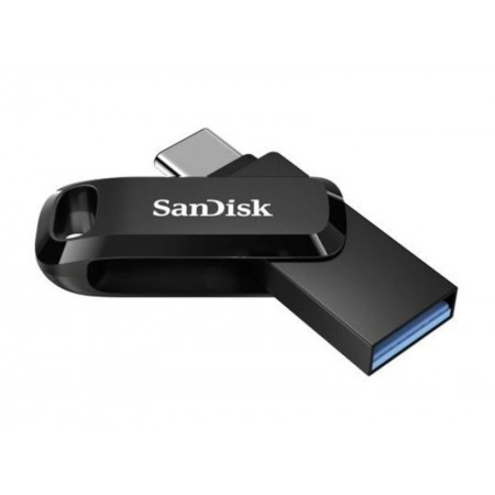Pendrive Sandisk Ultra Dual drive 64GB / Tipo-C / USB 3.0 - Preto (SDDDC3-064G-G46)