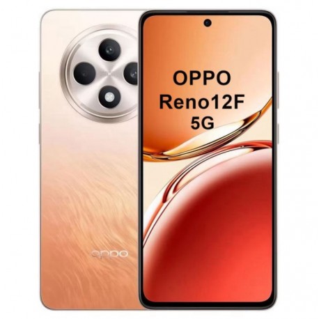 Celular Oppo Reno 12F 5G 256GB /12GB RAM /Dual SIM /Tela 6.7¨ /Cam 50MP - Naranjado