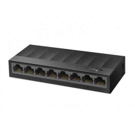 Hub Switch TP-Link 8 portas 10/100/1000Mbps - Negro (TL-LS1008G)
