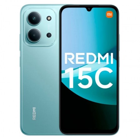 Celular Xiaomi Redmi 15C 128GB 6GB RAM Dual SIM Tela 6.9" 50MP - Verde (Global) CAR BR