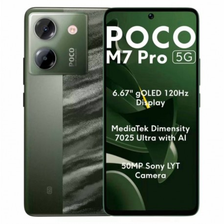 Celular Xiaomi Poco M7 Pro 5G 512GB /12GB RAM /DS /6.67 /50MP - Verde (Global)