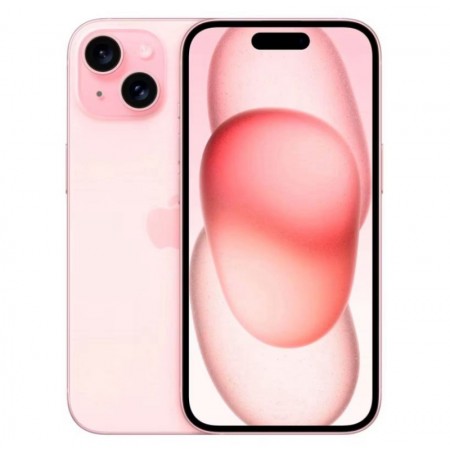 Celular Apple iPhone 15 A3090 ZP/A 128GB /6GB RAM /Tela 6.1"/48MP- Rosado(SIM Fisico+eSIM)