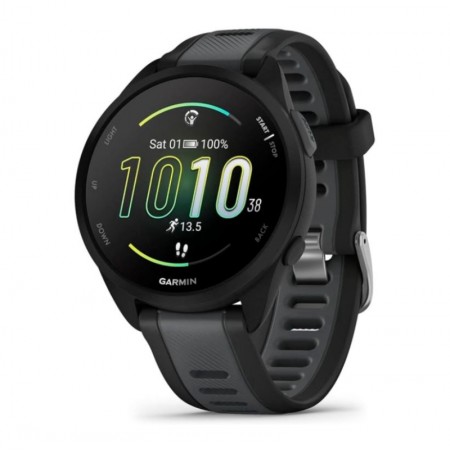 Smartwatch Garmin Forerunner 165 Music 010-02863-30 - Preto/Cinza