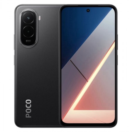 Celular Xiaomi Poco M7 4G 128GB /6GB RAM /Dual SIM /Tela 6.9"/50MP - Black (Global)