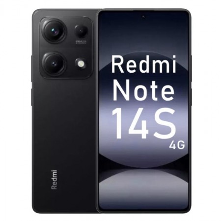 Celular Xiaomi Redmi Note 14S 4G 512GB /12GB RAM /Dual SIM /6.67" 200MP - Negro (Global)