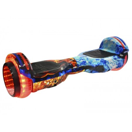 Scooter Elétrico Star Hoverboard 6.5" / Bluetooth / LED 3D / Bolsa - Ice Fire