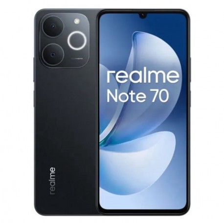 Celular Realme Note 70 RMX5313 256GB 8GB RAM Dual SIM Tela 6.74" 13MP - Black (Anatel)