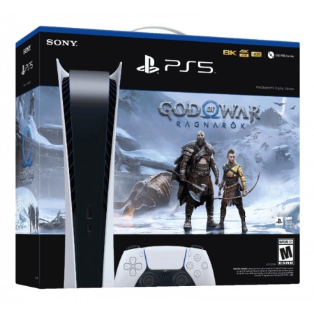 Console Sony Playstation 5 Digital Edition 825GB 8K CFI-1215B +Digital God Of War Ragnarok