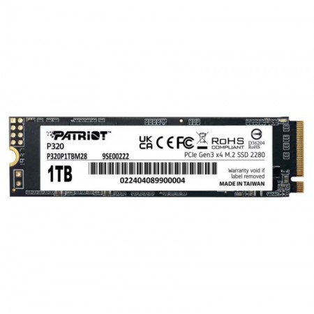 SSD M.2 Patriot 1TB NVMe PCIe Gen 3 - P320P1TBM28