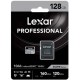 Cartão de Memória SD Lexar Professional 1066X 128GB 160MB/s -120MB/s C10 U3 - Silver Serie