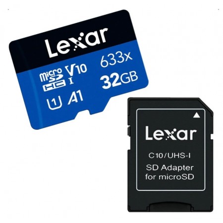 Cartão de Memória SD Lexar High-Performance 633X 32GB 100MB/s C10 - Blue Series